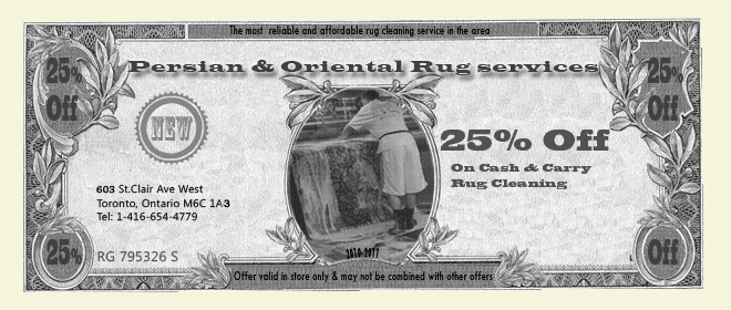 Persian Rug Service Coupon