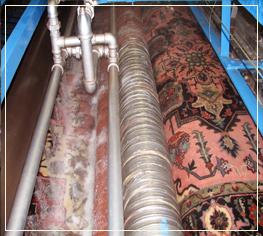 persian rug cleaning in Toronto - Persian Rug Washing in Toronto: rinsing 1