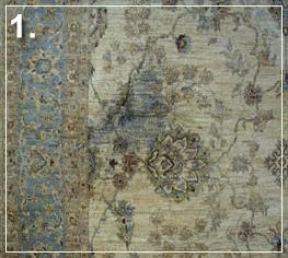 Cleaning Wool Rug in toronto - Cleaning Area Rug in Toronto: Wine Stain1 - Before