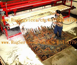 rug cleaning in Toronto: rug washing step 2